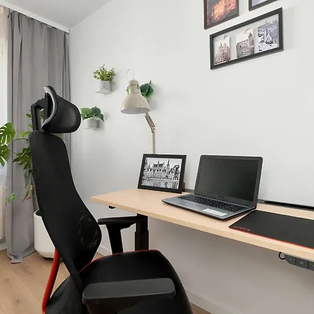 Apartmán Przytulny Z Balkonem I Biurem W Gdansku By Renters